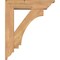 Ekena Millwork Imperial Traditional Smooth Bracket w/ Offset Brace, Western Red Cedar, 5 1/2"W x 20"D x 24"H BKT0604X20X24IMP01SWR - alternate 2